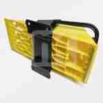 Small wheel chock with base