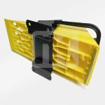 Small wheel chock with base