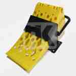 Small wheel chock with base