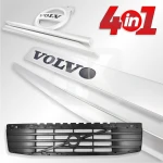 Επάνω μάσκα καπό Volvo FH3 κομπλέ με σήματα Ασημί