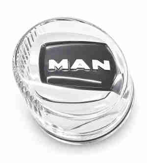 Side step indicator white with MAN TGA logo