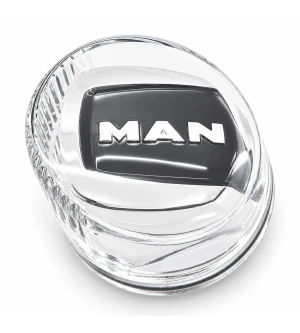 Side step indicator white with MAN TGA logo