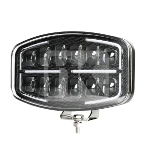 Προβολέας οβάλ FULL LED black edition