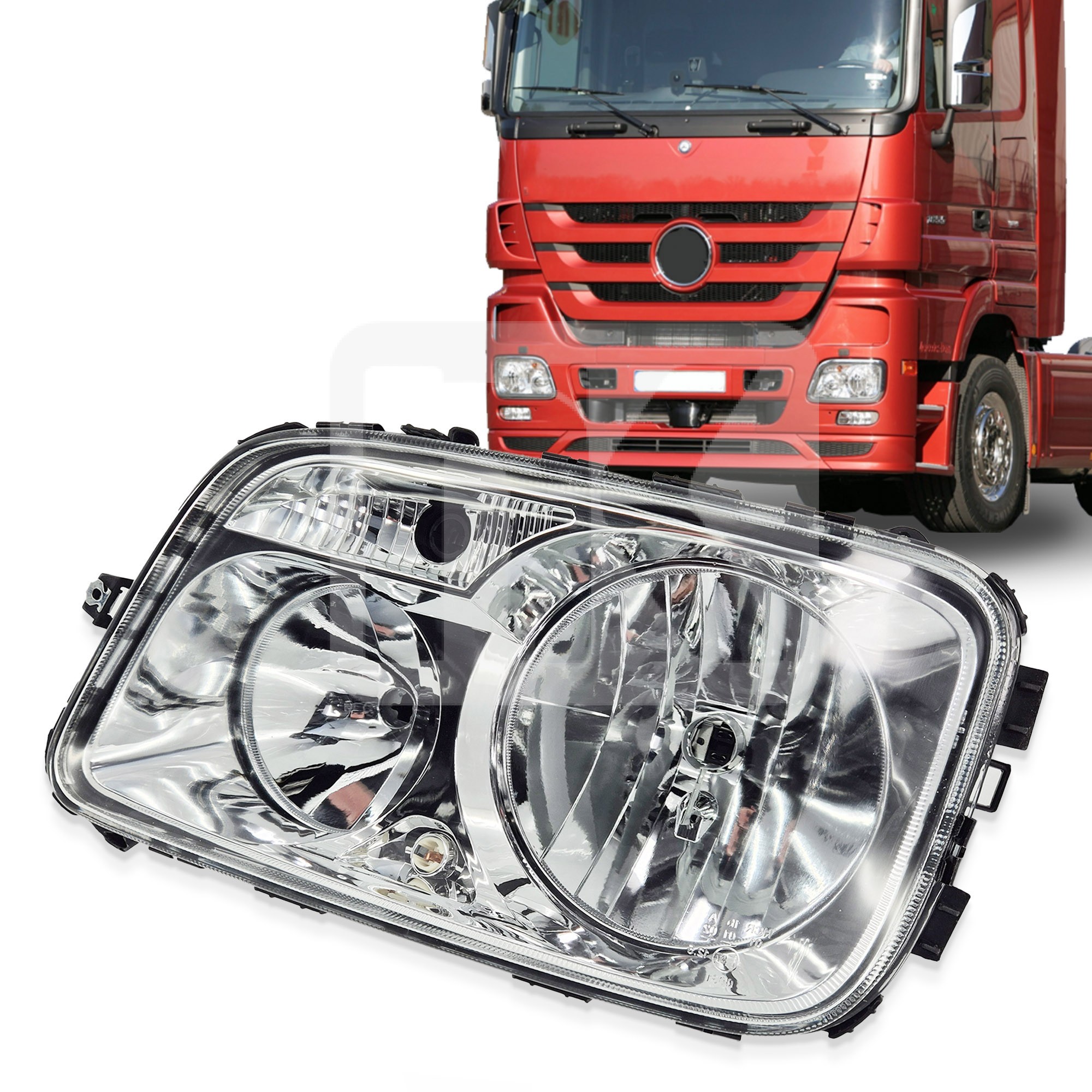 Φανάρι Εμπρός (LH) Mercedes Actros MP2/MP3 Electric 9438201661