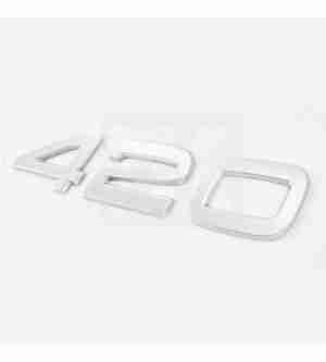 Side letters silver badge "420" Volvo FH4 20382712