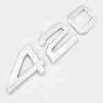 Side letters silver badge "420" Volvo FH4 20382712