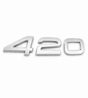 Γράμματα πλαϊνά ασημί σήμα "420" Volvo FH4 20382712
