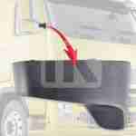 Mirror arm cover lower (RH) Volvo FH2/3 20455992