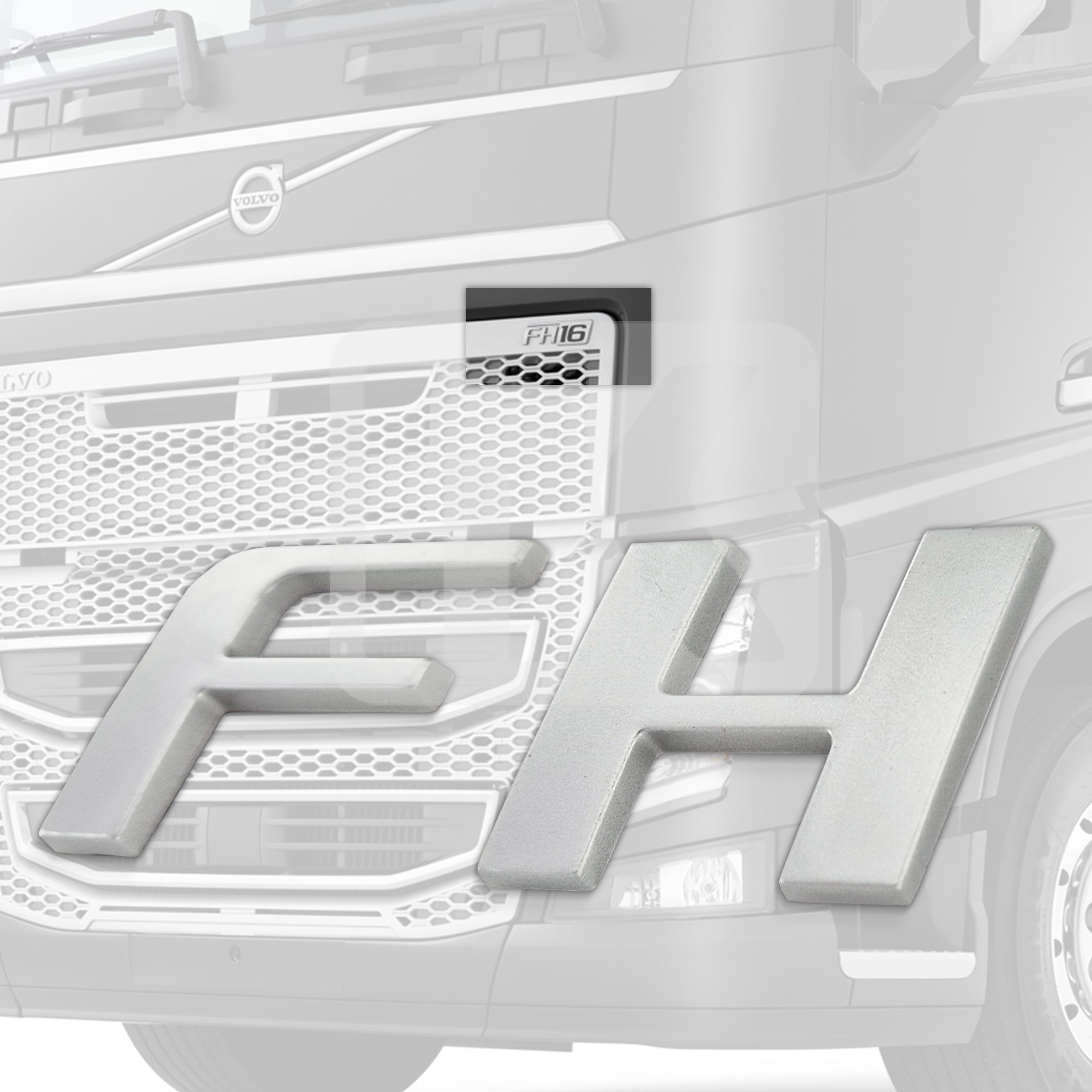 Λογότυπο σήμα καπό "FH" Volvo FH4 21409441