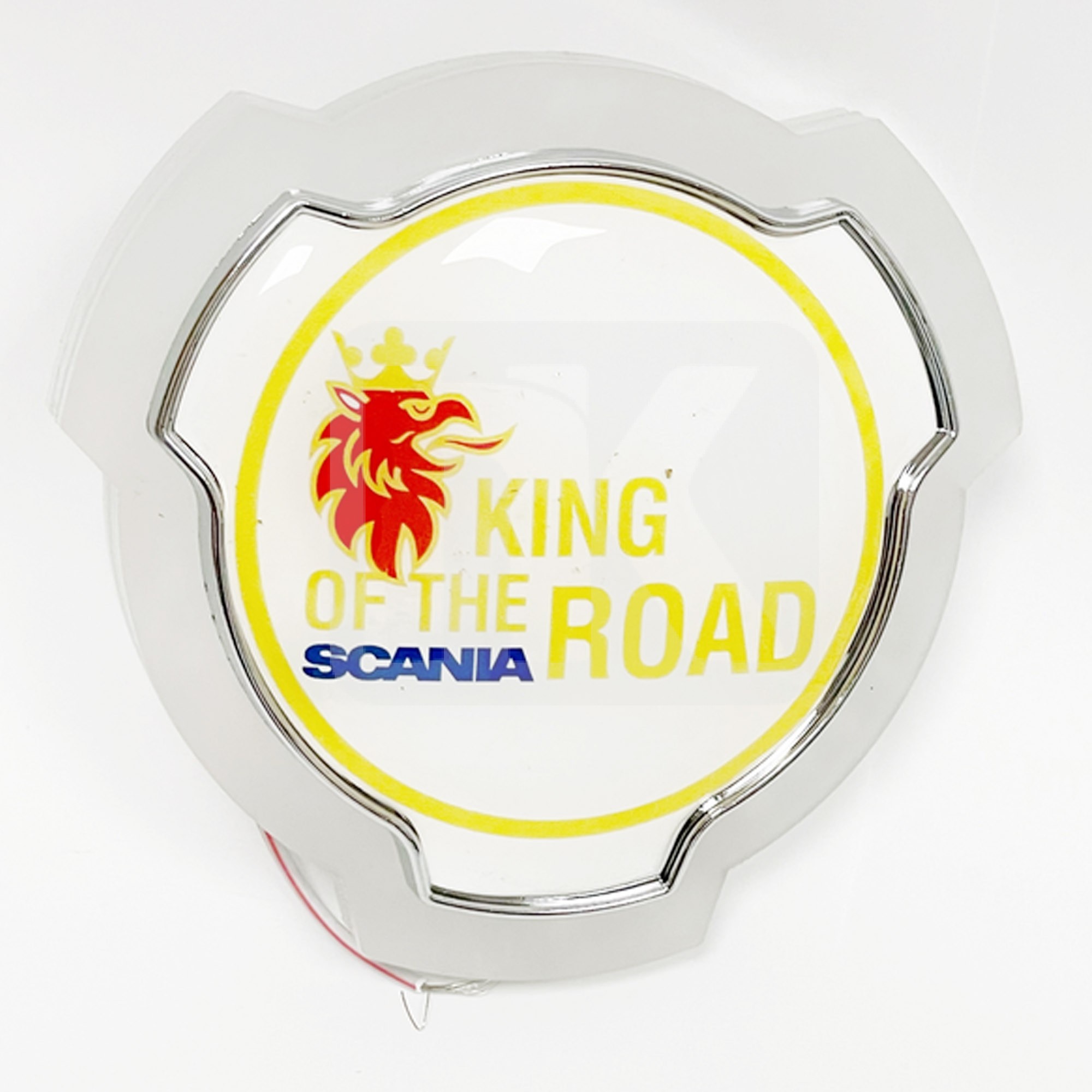 Διακοσμητικό Σήμα LED King of the Road Scania White