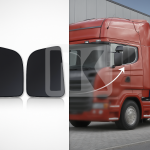 Side additional cab windshield Scania R plastic