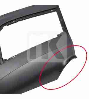 Bumper corner (RH) Facelift Actros MP4 GIGA 9608855025