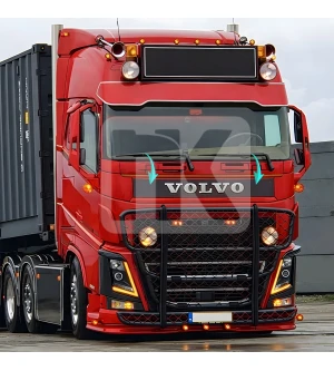 ABS Μετώπη Καπό Ανάγλυφη “VOLVO” για Volvo FH4/5 fpvo802