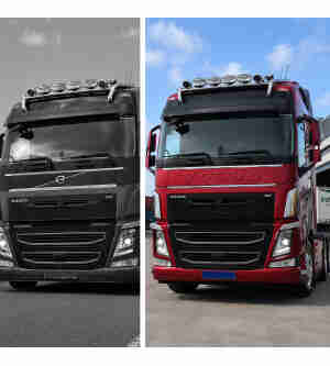 ABS Μετώπη Καπό Ανάγλυφη "VOLVO" Volvo FH4 fpvo802