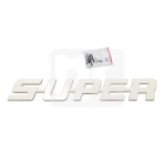 “SUPER” White Plastic Logo for Scania R FPSC847
