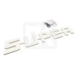 “SUPER” White Plastic Logo for Scania R FPSC847