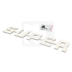 “SUPER” White Plastic Logo for Scania R FPSC847