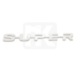 Logo “SUPER” White Plastic for Scania S/R Series Euro 6 fpsc837