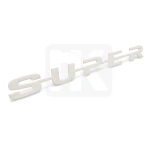 Logo “SUPER” White Plastic for Scania S/R Series Euro 6 fpsc837