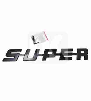 Λογότυπο “SUPER” Μαύρο Πλαστικό για Scania R FPSC845
