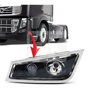 Προβολάκι δυο λάμπες black edition (LH) Volvo FH3 21297918
