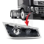 Headlight two bulbs black edition (RH) Volvo FH3 21297917
