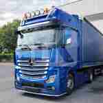 Stainless Steel Roof Bar Actros MP4/5 gigaspace prme245