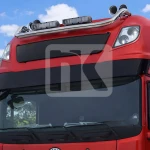 Ανοξείδωτη Μπάρα οροφής DAF XF105 super space prd105
