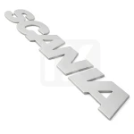 Plastic Silver Hood Letters Scania 5 series 1495961-2