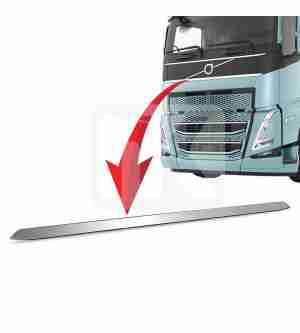 Πλαίσιο καπό κάτω Volvo FH4/5 ασημί 21316007