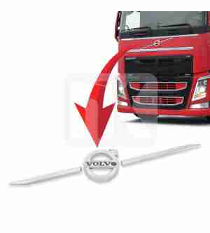 Σήμα καπό Volvo FH4 ασημί 21316012 SILVER