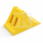 Wheel chock large 220x470x195mm with anti-slip plate 42U2041