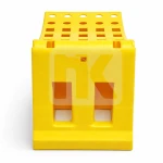 Wheel chock large 220x470x195mm with anti-slip plate 42U2041