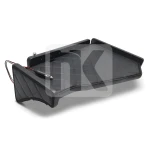 Black leatherette cabin table with lighting Scania 6 FT31
