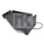 Black leatherette cabin table with lighting Scania 6 FT31