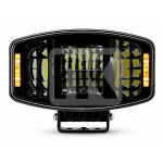 Black Sentinel Dual-Strip Ceiling Spotlight – LED Head Light