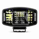 Black Sentinel Dual-Strip Ceiling Spotlight – LED Head Light