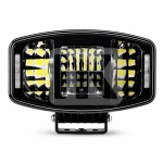 Black Sentinel Dual-Strip Ceiling Spotlight – LED Head Light