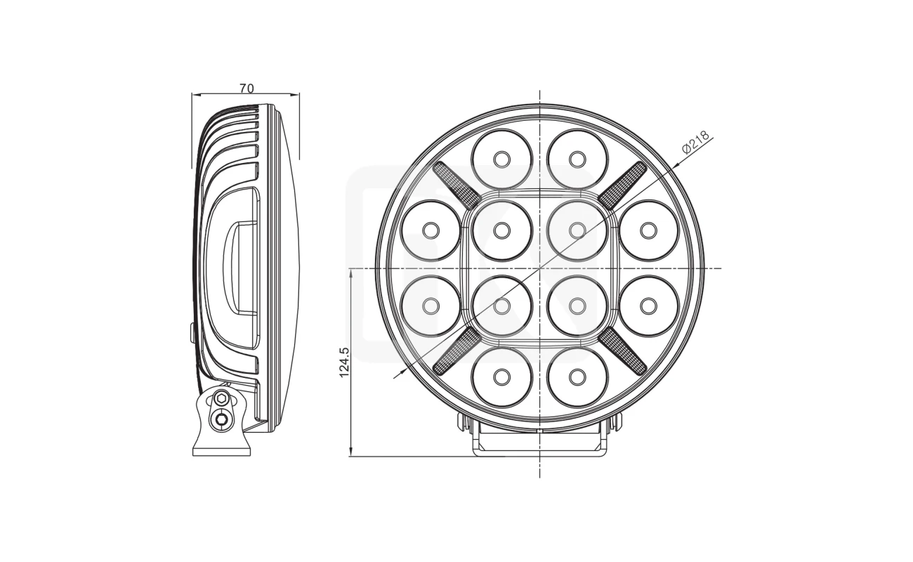 Προβολέας Οροφής CrossNova X4 – LED Head Light