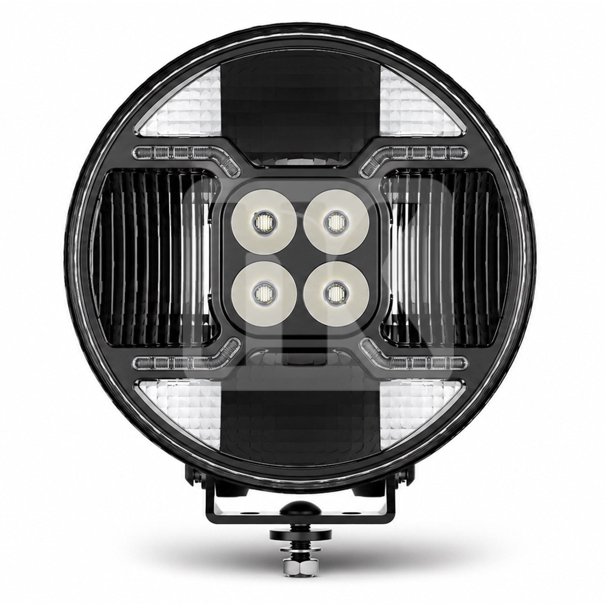 Προβολέας Οροφής IronPulse Round Dual-Color – LED Head Light