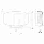 ShadowCore Dual-Position Ceiling Spotlight