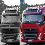 ABS Μετώπη Καπό Ανάγλυφη "VOLVO" Volvo FH5 FPVO804