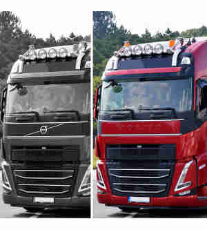 ABS Μετώπη Καπό Ανάγλυφη "VOLVO" Volvo FH5 FPVO804