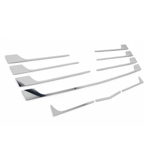 Stainless Steel Grille Trims (laser cut) Mercedes Actros MP4 fme154