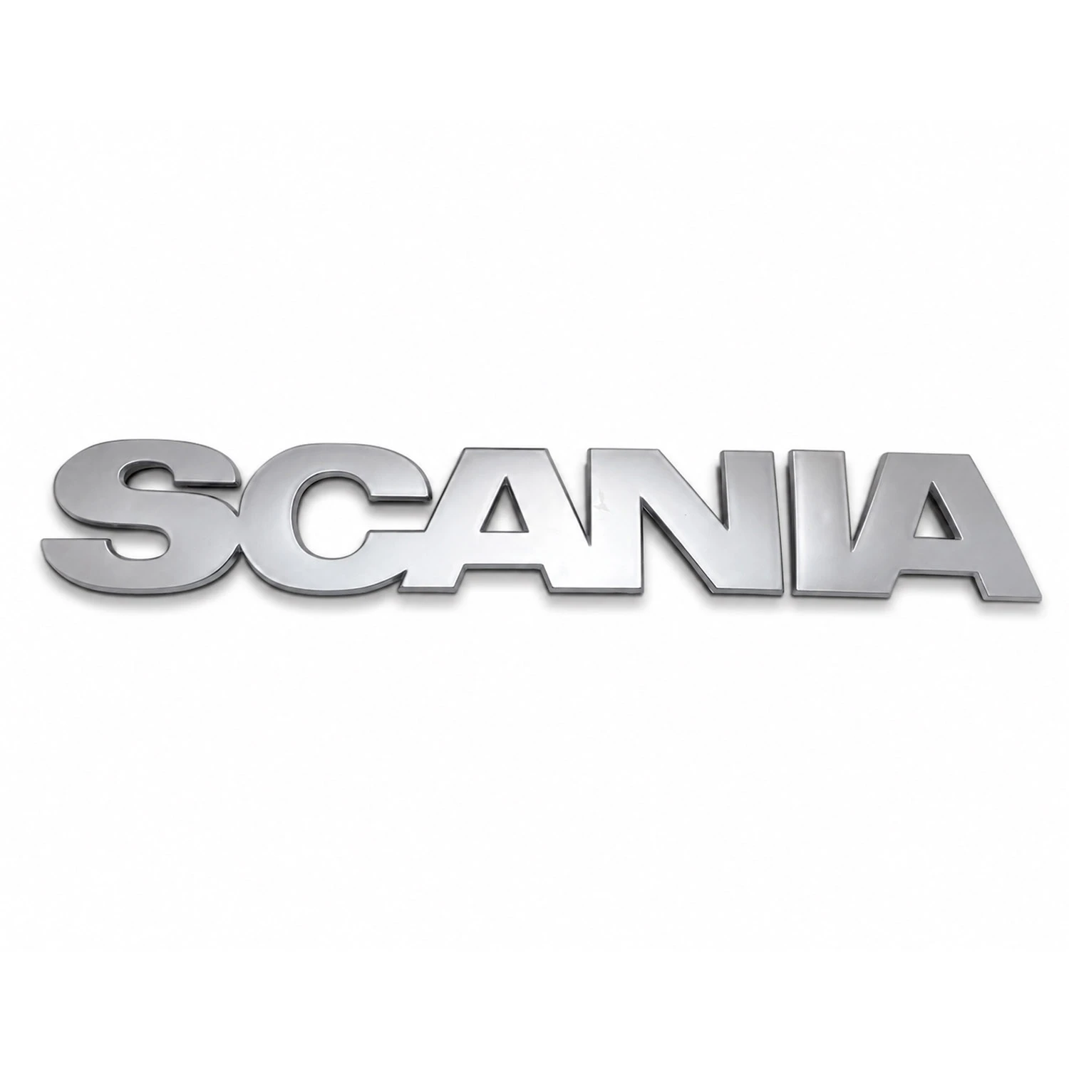 Πλαστικό Ασημί Λογότυπο - Γράμματα SCANIA 5 series 1495962 Πλαστικό Ασημί Λογότυπο - Γράμματα SCANIA 5 series 1495962