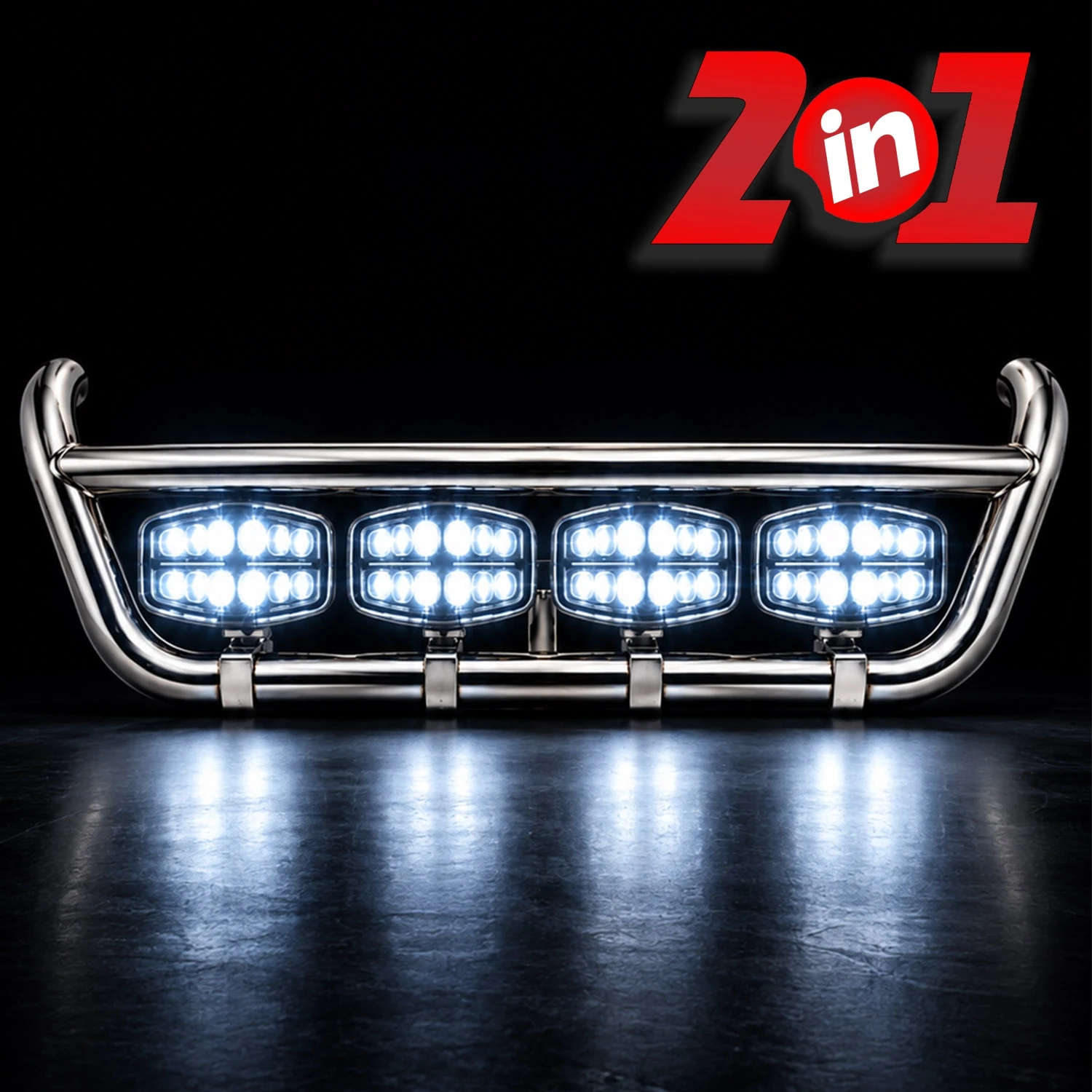 Σετ Ανοξείδωτη Μπάρα Μάσκας & Προβολείς Oval FULL LED Black Edition Volvo FH4 Σετ Ανοξείδωτη Μπάρα Μάσκας & Προβολείς Oval FULL LED Black Edition Volvo FH4