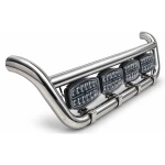 Σετ Ανοξείδωτη Μπάρα Μάσκας & Προβολείς Oval FULL LED Black Edition Volvo FH4