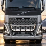 Σετ Ανοξείδωτη Μπάρα Μάσκας & Προβολείς Oval FULL LED Black Edition Volvo FH4